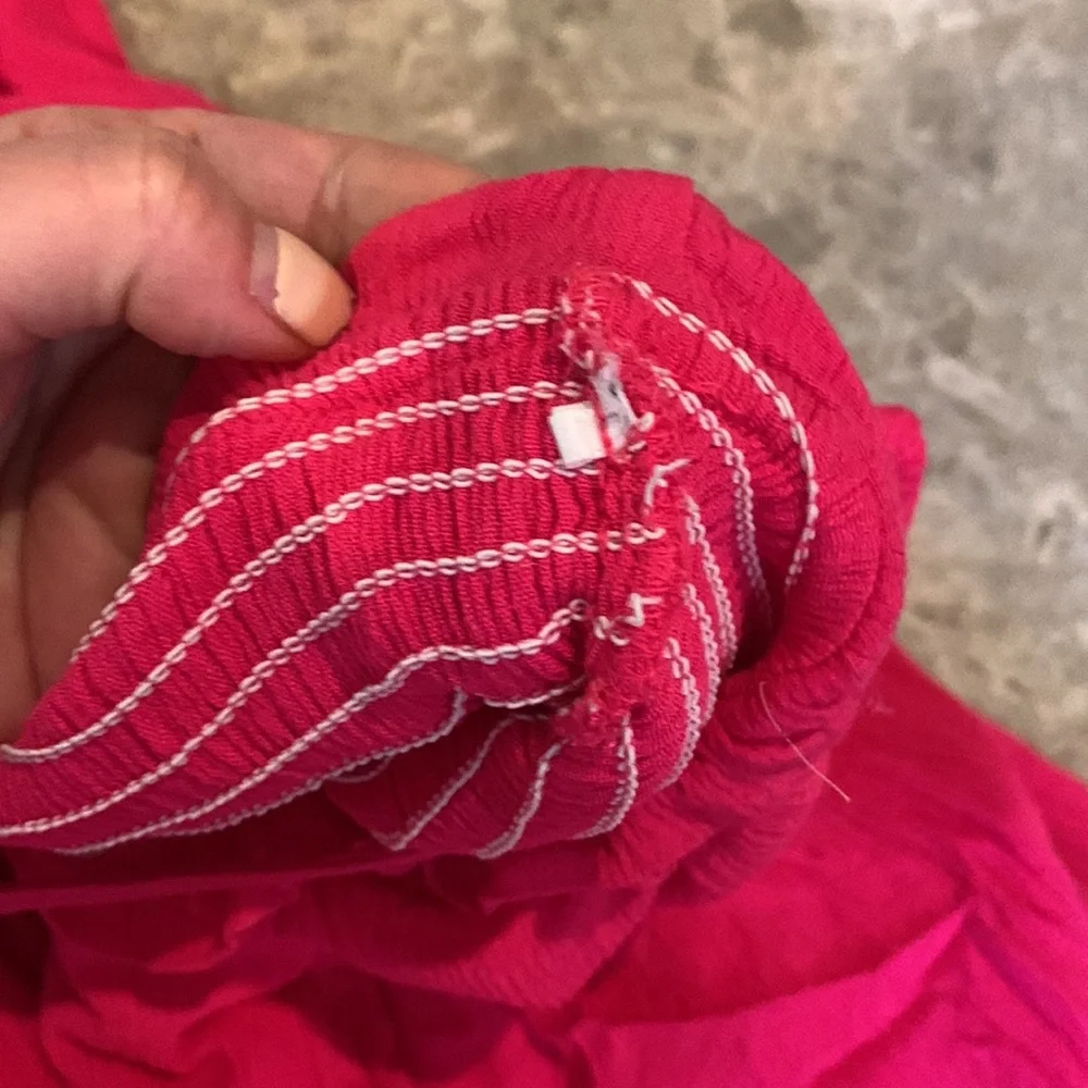 Lulus Sincerely Yours Magenta Ruffled Midi Dress - Picture 8 of 9